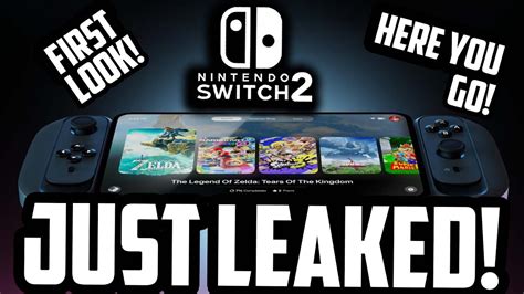 nintendo switch 2 specs leak|Nintendo Switch 2 leaks reveal new design and big。